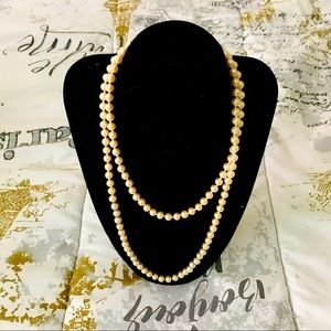 - G Silver pearl necklace . It’s Classic and always in style  🥰